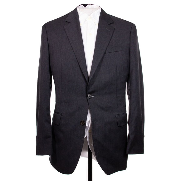 Ralph Ralph Lauren Mens 38R Gray‎ 100% Wool Blazer Sports Coat Suit Jacket